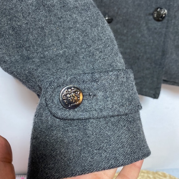 GAP Womens gray coat 77% wool size XS - Picture 5 of 8